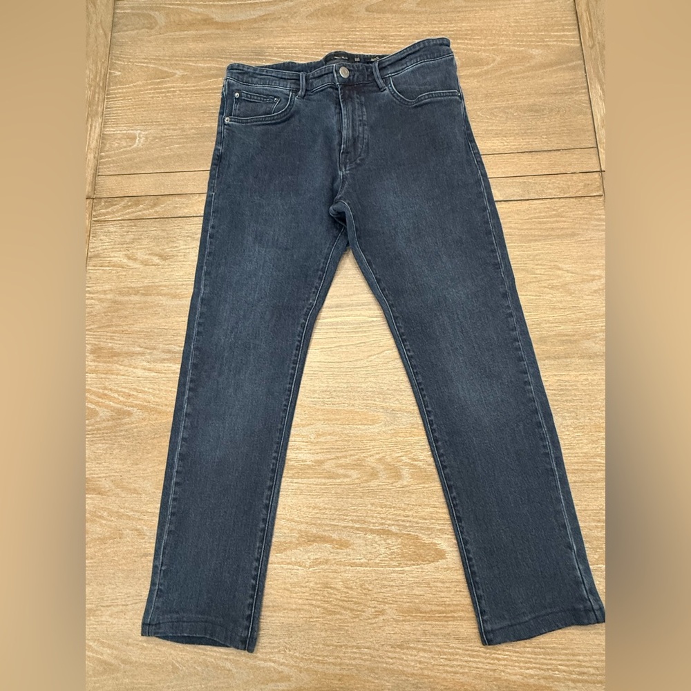 Massimo Dutti Men’s Slim Fit Jeans 31x26 Dark Wash Stretch Denim USA 31 EU 40